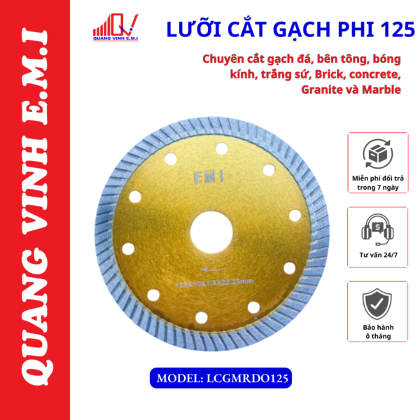 lưỡi cắt gạch phi 125